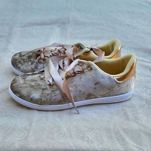 Velvet sneakers size 8.5
